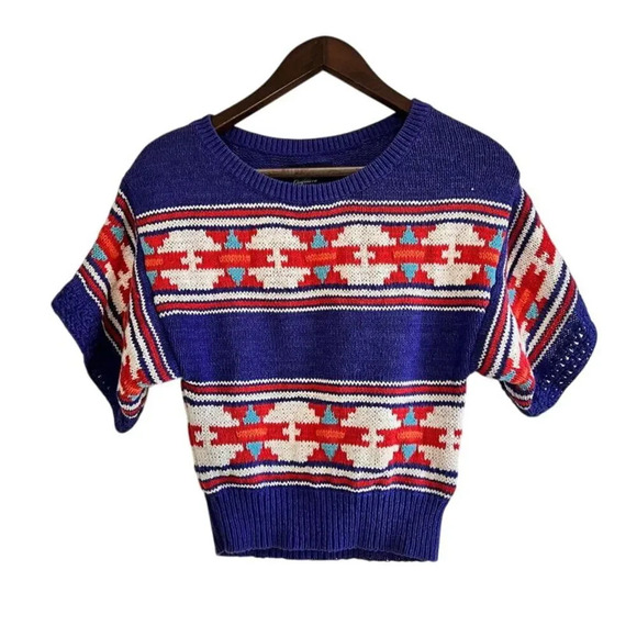 American Eagle Outfitters Sweater Nordic print knitted Size XS - Picture 1 of 5